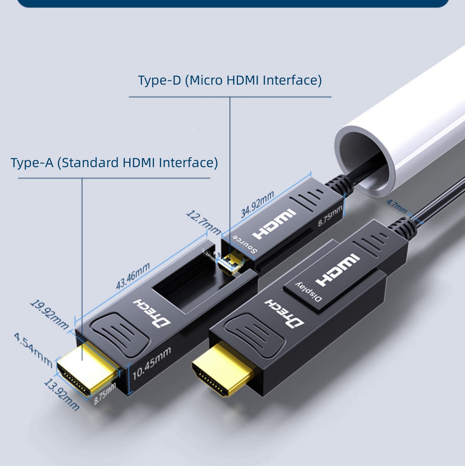 كابل الألياف الضوئية HDMI
