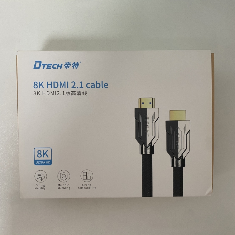 كابل HDMI 2.1 مجدول 8K