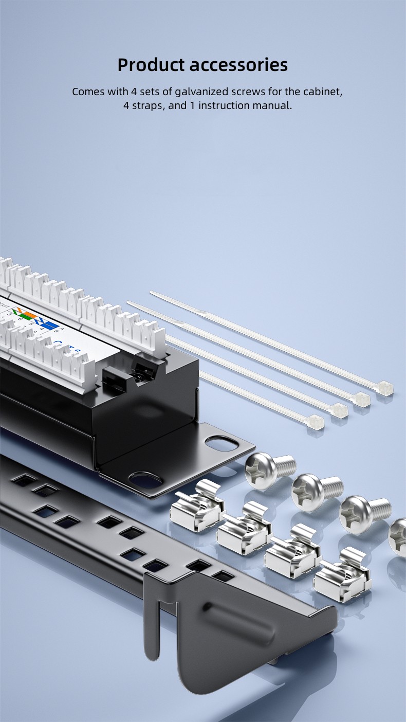 لوحة توصيل CAT6 24 منفذ