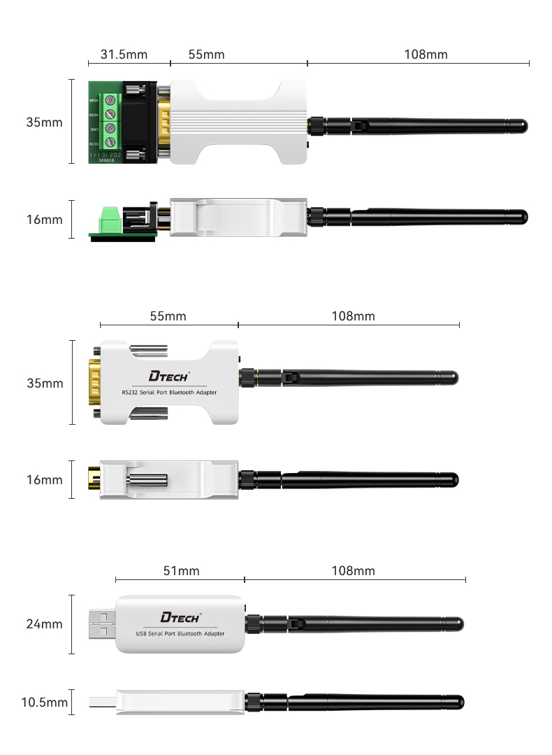 محول USB بمنفذ تسلسلي BT