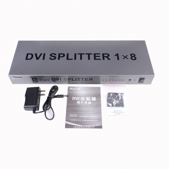 DVI splitter 1 to 8