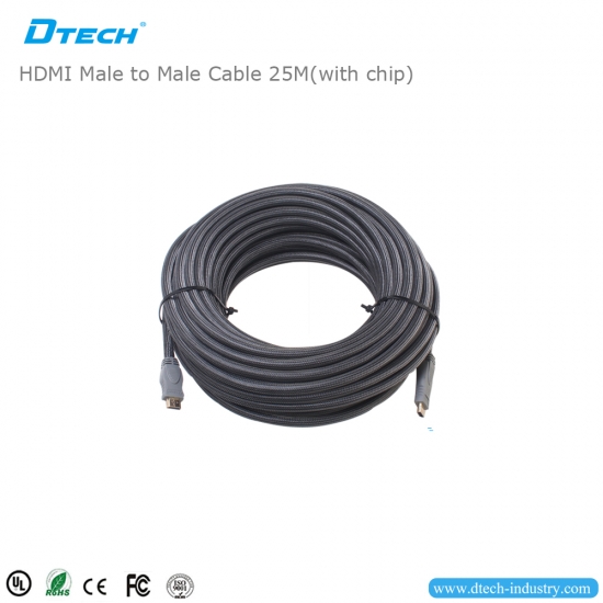 مبيعا dtech dt-6625c 25m كابل HDMI مع رقاقة