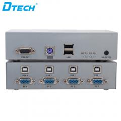 High Speed DTECH DT-7017 KVM Switch 4X1