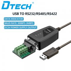 عالية الدقة RS232 USB Serial Converter USB2.0 إلى RS232 RS422 RS485 كبل تسلسلي
