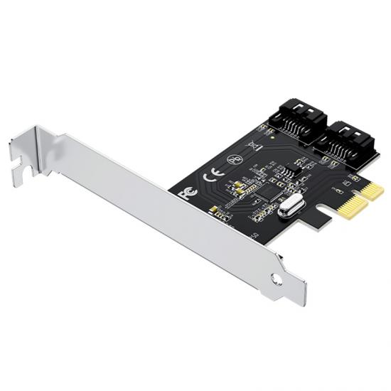 بطاقة توسيع PCI-E إلى 2 منفذ SATA3.0