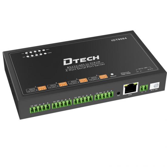 RS232 RS485 إلى محول الخادم التسلسلي TCP/IP Ethernet