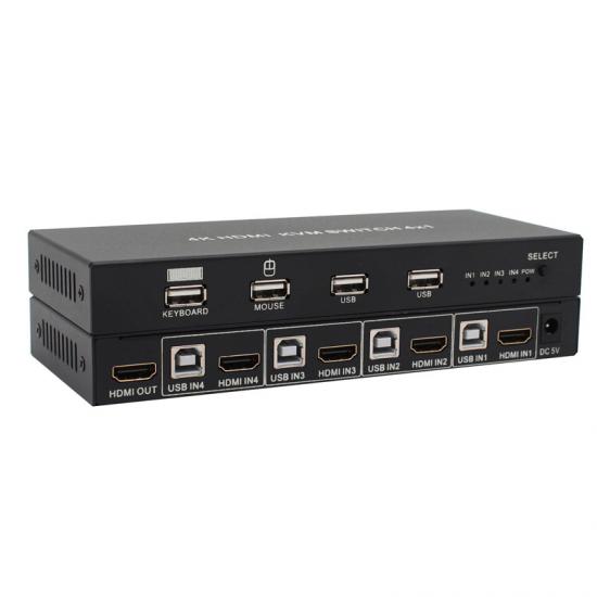عالية الجودة dtech dt-7017 kvm switch 4x1