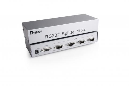 أحدث dtech dt-au7504 500mhz vga الخائن 1x4 مع الصوت على الانترنت