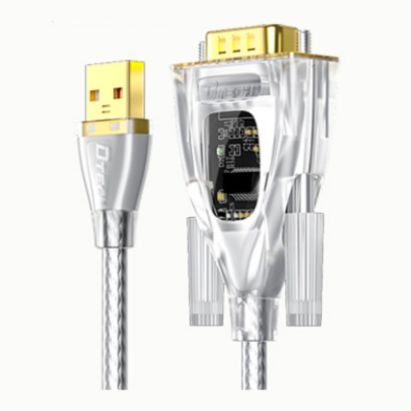 USB إلى RS232 كابل تسلسلي شفاف